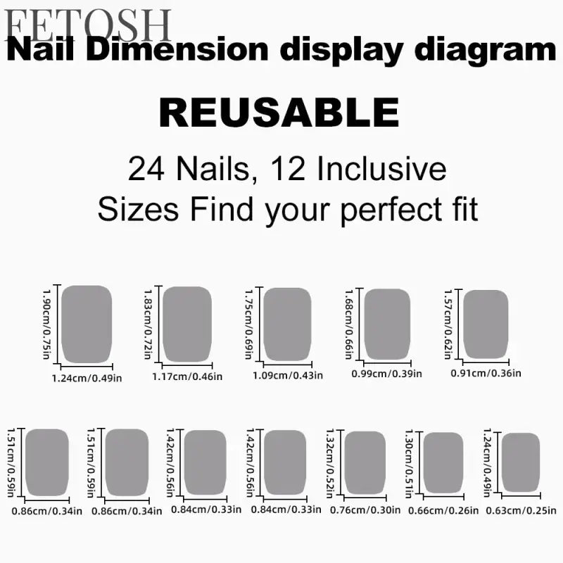 24 Pcs/Set Solid Color Short Fake Nails Art Finished Wearable False Nails for Girls Women Removable Simple White Press