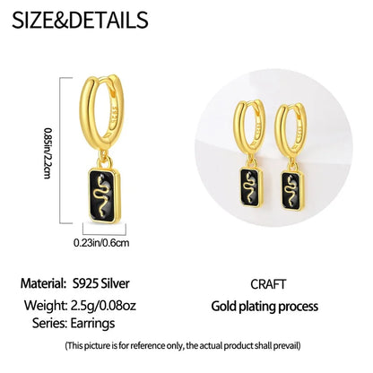 Women's 925 Sterling Silver Classic Gold Pearl Inlaid Earrings Elegant Suitable For Engagement Wedding Party Exquisite Jewelry