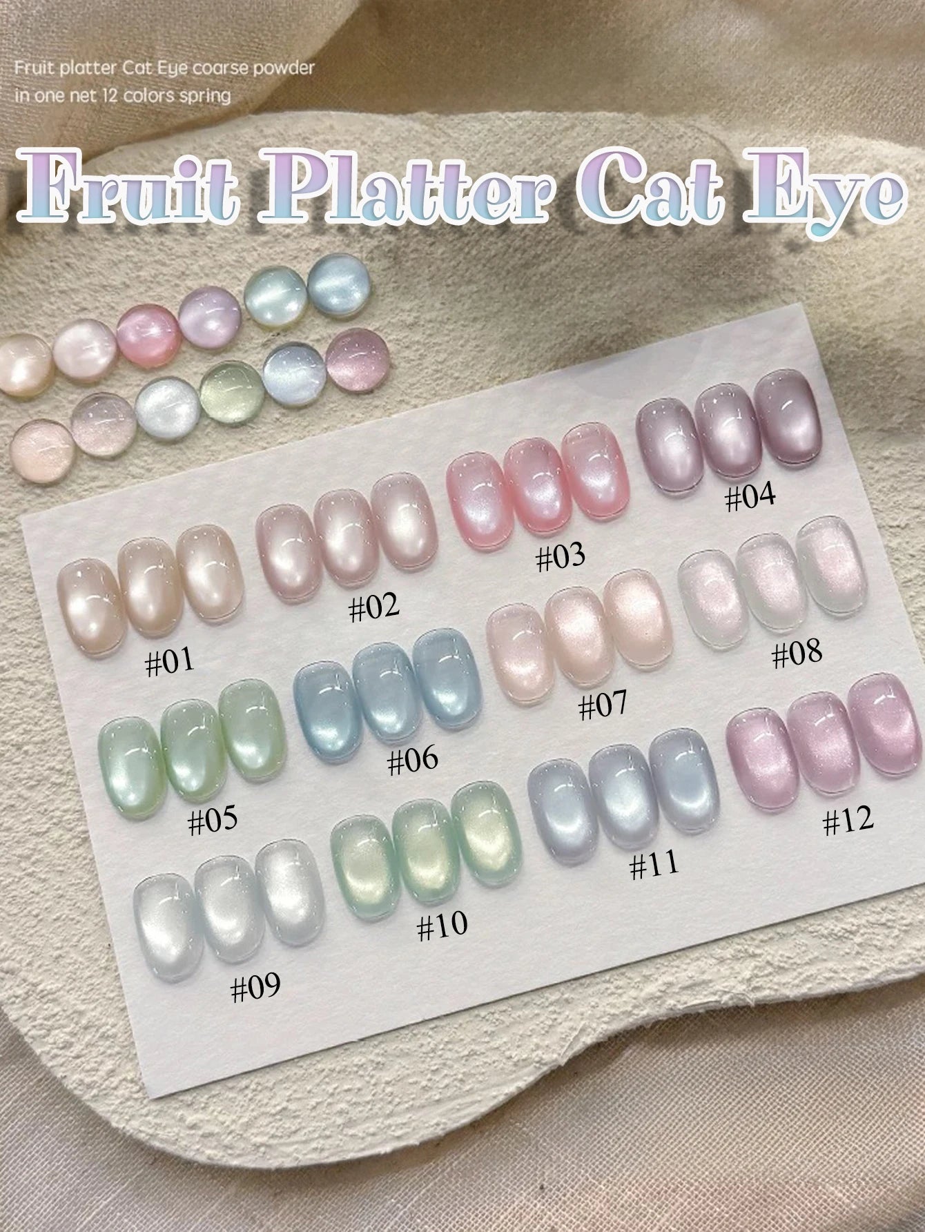 Japanese Sparkling White & Pink Gel Nail Polish