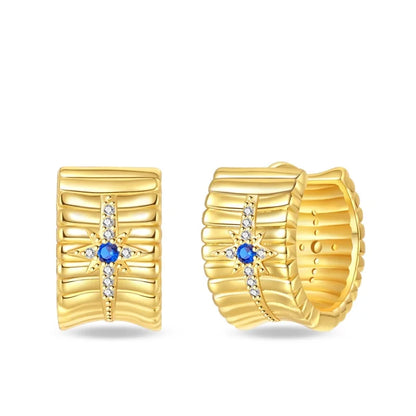 Women's 925 Sterling Silver Classic Gold Pearl Inlaid Earrings Elegant Suitable For Engagement Wedding Party Exquisite Jewelry