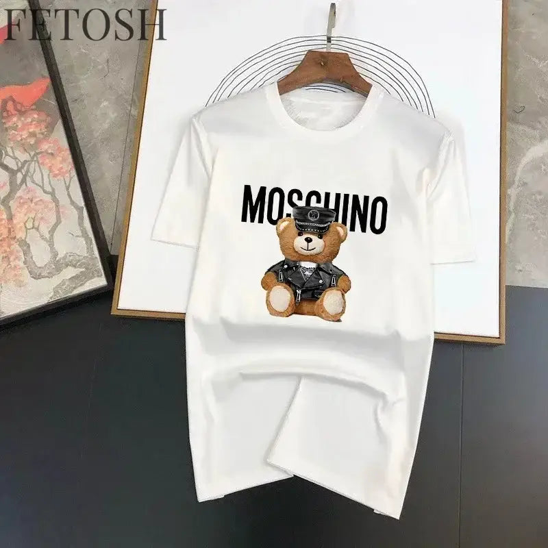 Europe and America Hip Hop character Printed Oversized T-Shirt Mens and Womens Retro Tshirt Street Casual Y2k Short