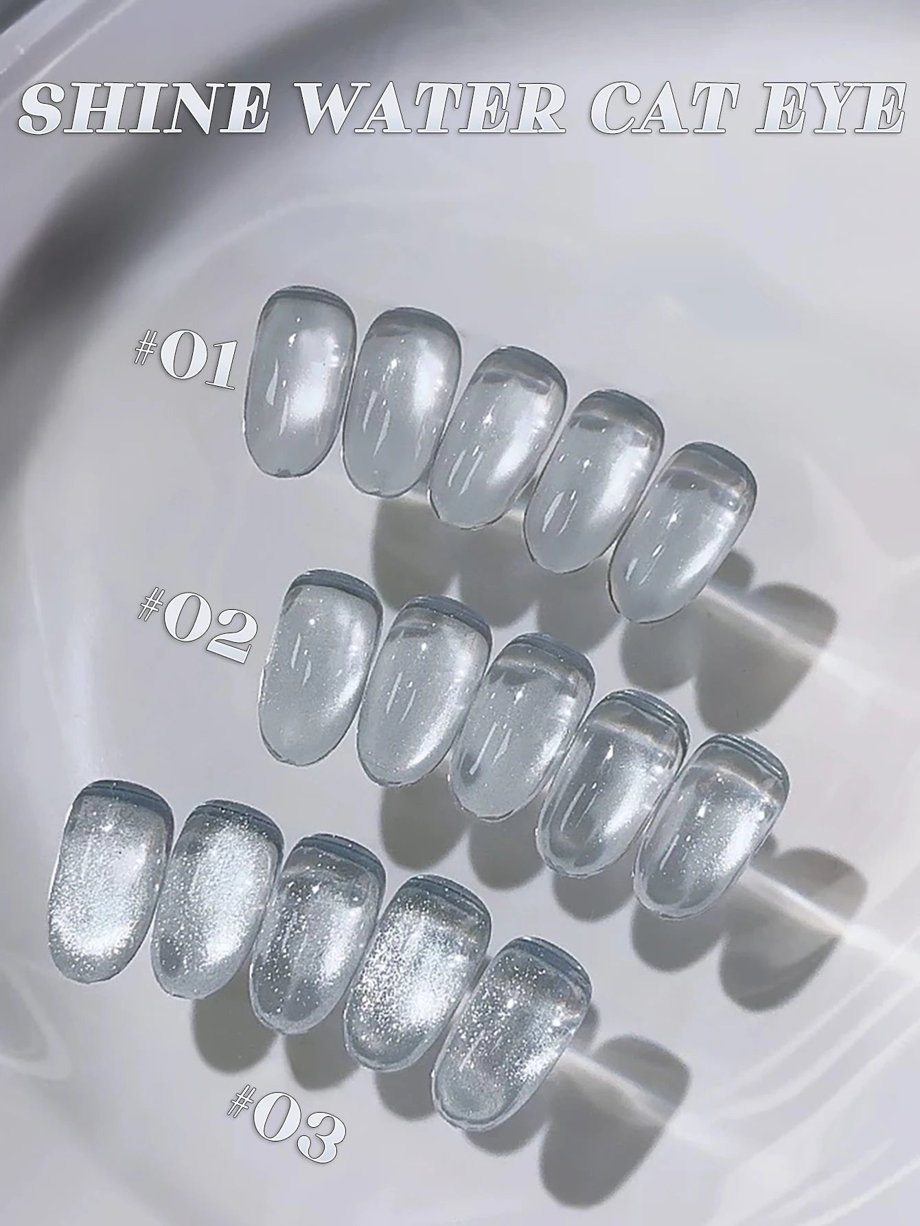 Japanese Sparkling White Gel Nail Polish