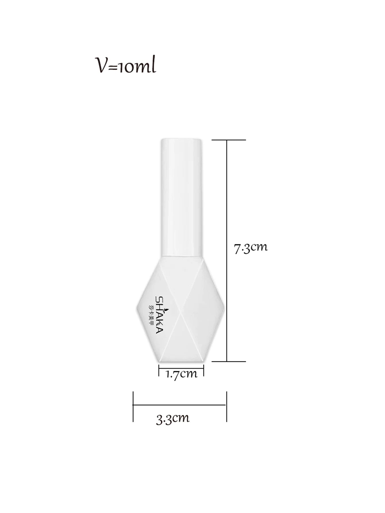 Japanese Sparkling White & Pink Glitter Gel Nail Polish
