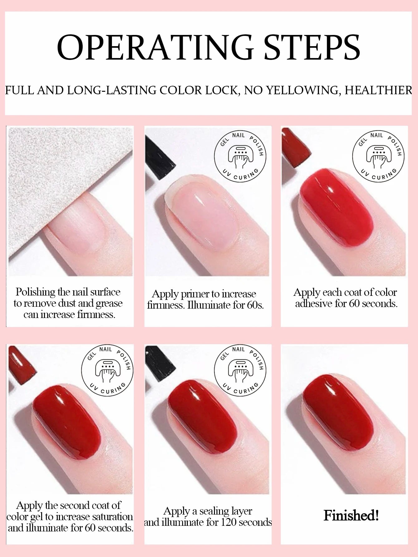 Sparkling White Japanese Gel Nail Polish Set