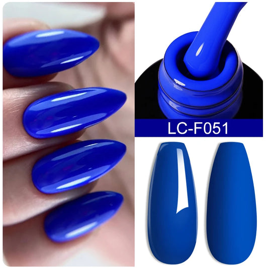 LILYCUTE Glitter Sequins UV Gel Nail Polish Shiny Spring Summer Color Semi Permanant Soak Off All For Manicure Nail Art Varnish