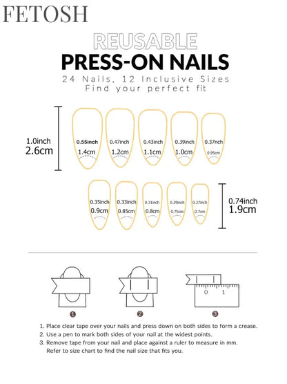 ARTAUG 24PCS Short Square Red Solid Full Cover Full Cover Fake Nail Set Cheap Nails Summer Nails Delicate Nails