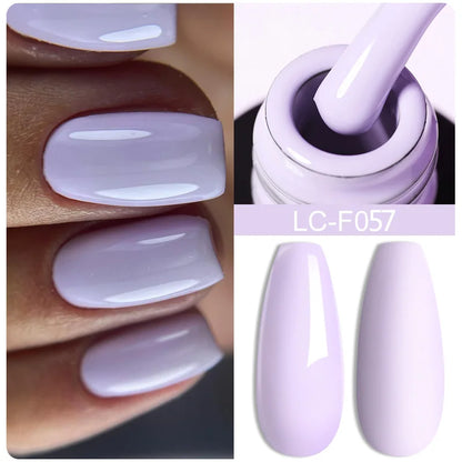 LILYCUTE Glitter Sequins UV Gel Nail Polish Shiny Spring Summer Color Semi Permanant Soak Off All For Manicure Nail Art Varnish