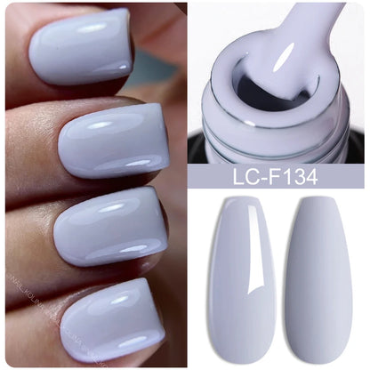 LILYCUTE Glitter Sequins UV Gel Nail Polish Shiny Spring Summer Color Semi Permanant Soak Off All For Manicure Nail Art Varnish