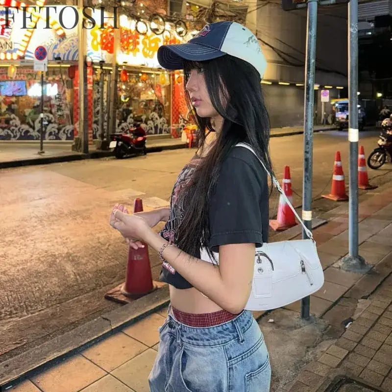 Gothic Tee Y2k Letter Print Off Shoulder Punk T-shirts Women Harajuku Summer Streetwear Grunge T Shirt Aesthetic Sexy