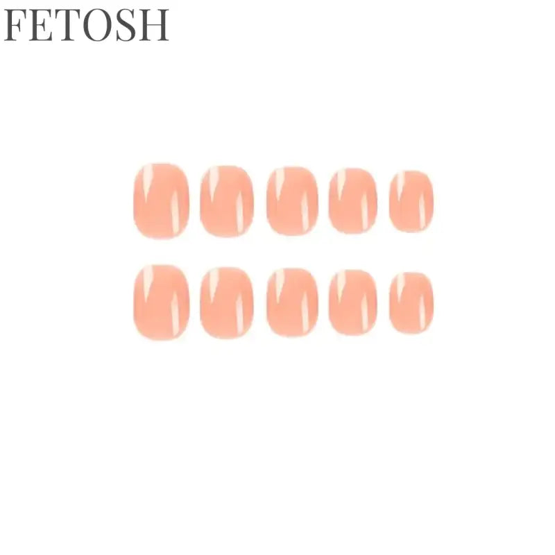 Sexy Red Short False Nails Pure Color French Fake Nials 24Pcs/Box Detachable Nail Tips Press on Nails DIY Manicure Tool