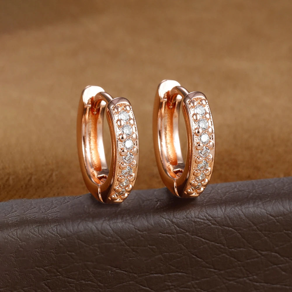 1Pair Stainless Steel Huggie Minimal Hoop Earrings Little Crystal Zirconia Thin Helix Tragus Cartilage Earrings Piercing Jewelry