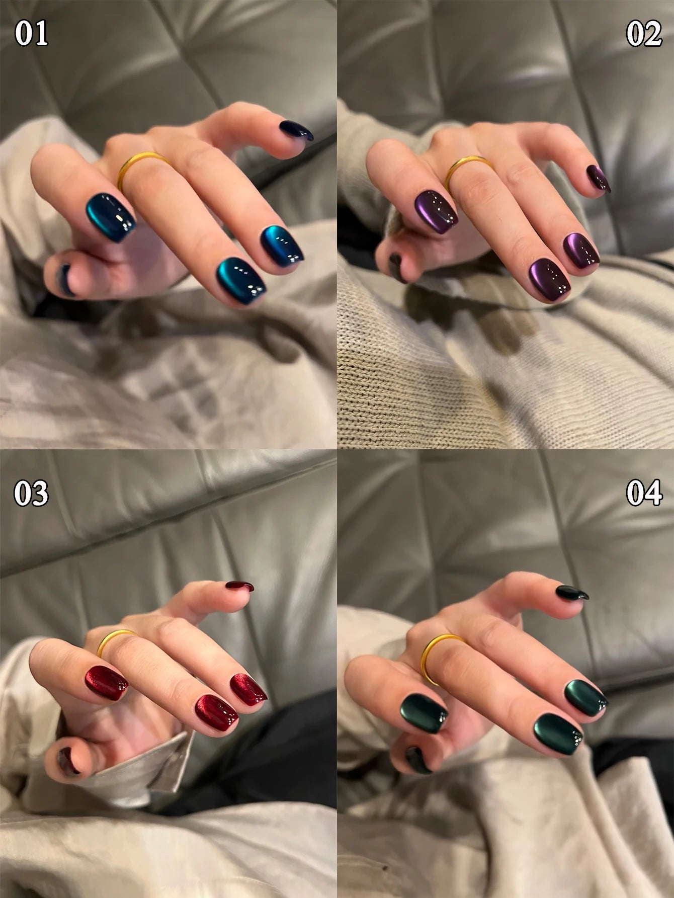 Japanese Sparkling Gel Nail Polish Set