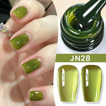 BORN PRETTY 10ml Flow Light White Cat Magnetic Gel Nail Polish Ultra Shine Soak Off UV Gel Mirror Glass Cat Magnet Gel Varnish