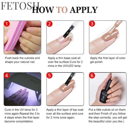 "131 Colors Semi-Permanent Gel Nail Polish Set"