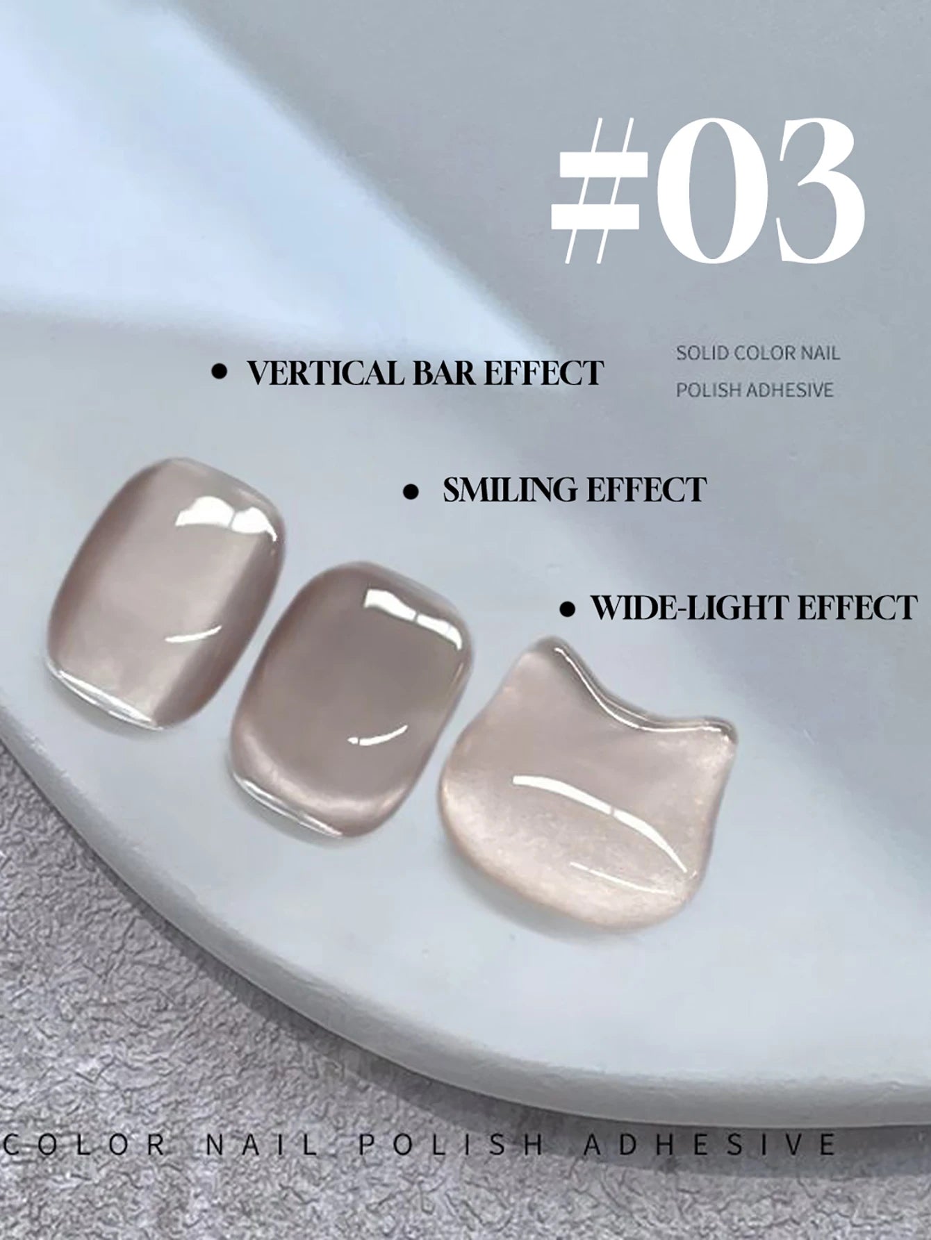 Japanese Sparkling White Gel Nail Polish - 21pcs