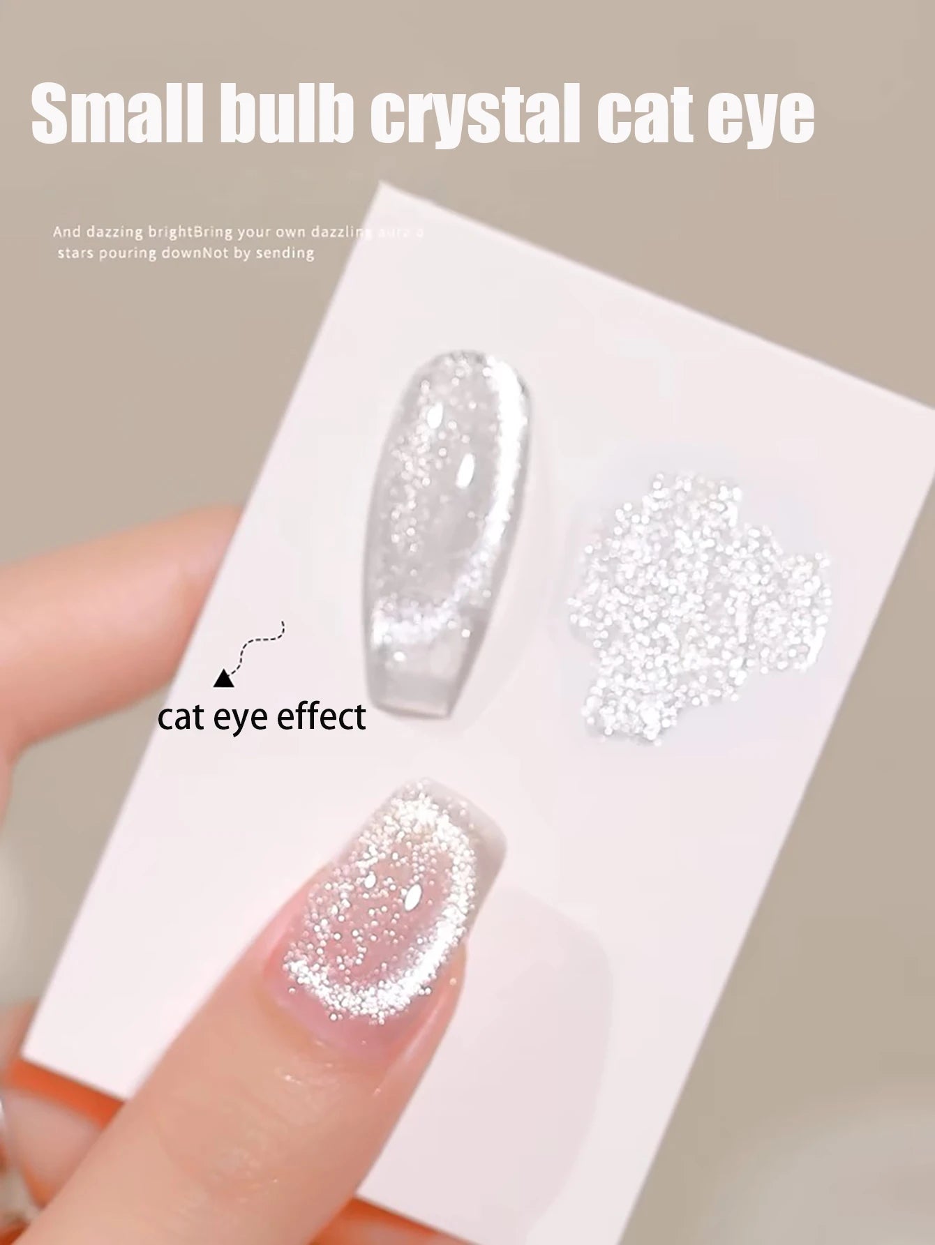 Sparkling White & Pink Gel Nail Polish Kit