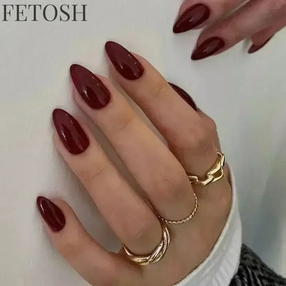 24pcs/Box Long Coffin False Nails Art Rose with Glue Wearable Nude Pink White Color Jelly Nails Tips Full Cover Press on Nails