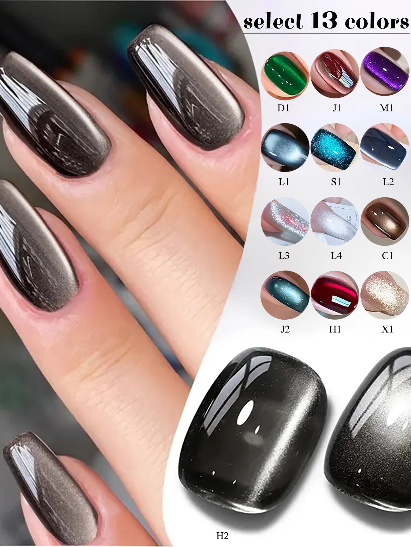 Sparkling White Gel Nail Polish Set