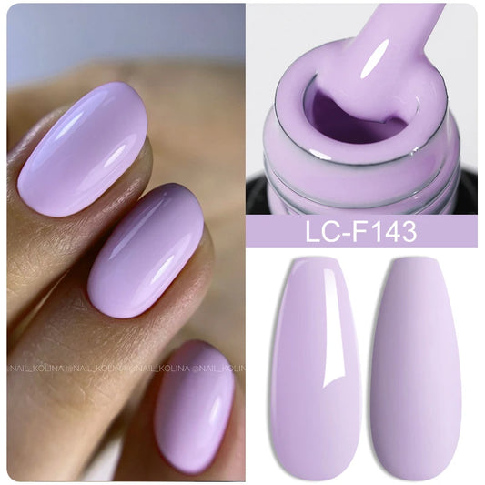 LILYCUTE Glitter Sequins UV Gel Nail Polish Shiny Spring Summer Color Semi Permanant Soak Off All For Manicure Nail Art Varnish