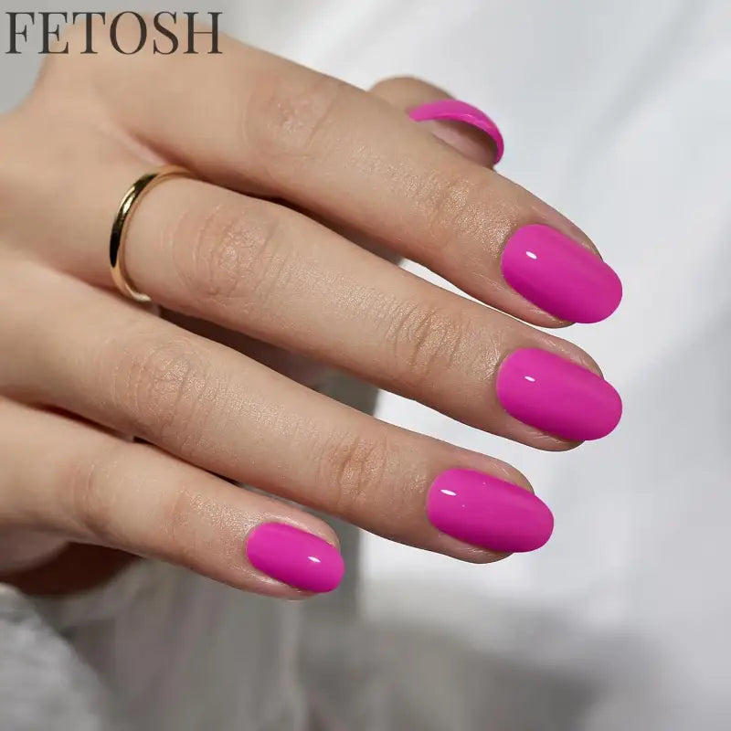 ARTAUG 24PCS Short Square Red Solid Full Cover Full Cover Fake Nail Set Cheap Nails Summer Nails Delicate Nails