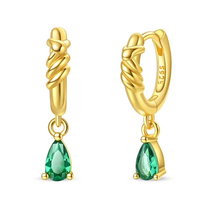Women's 925 Sterling Silver Classic Gold Pearl Inlaid Earrings Elegant Suitable For Engagement Wedding Party Exquisite Jewelry